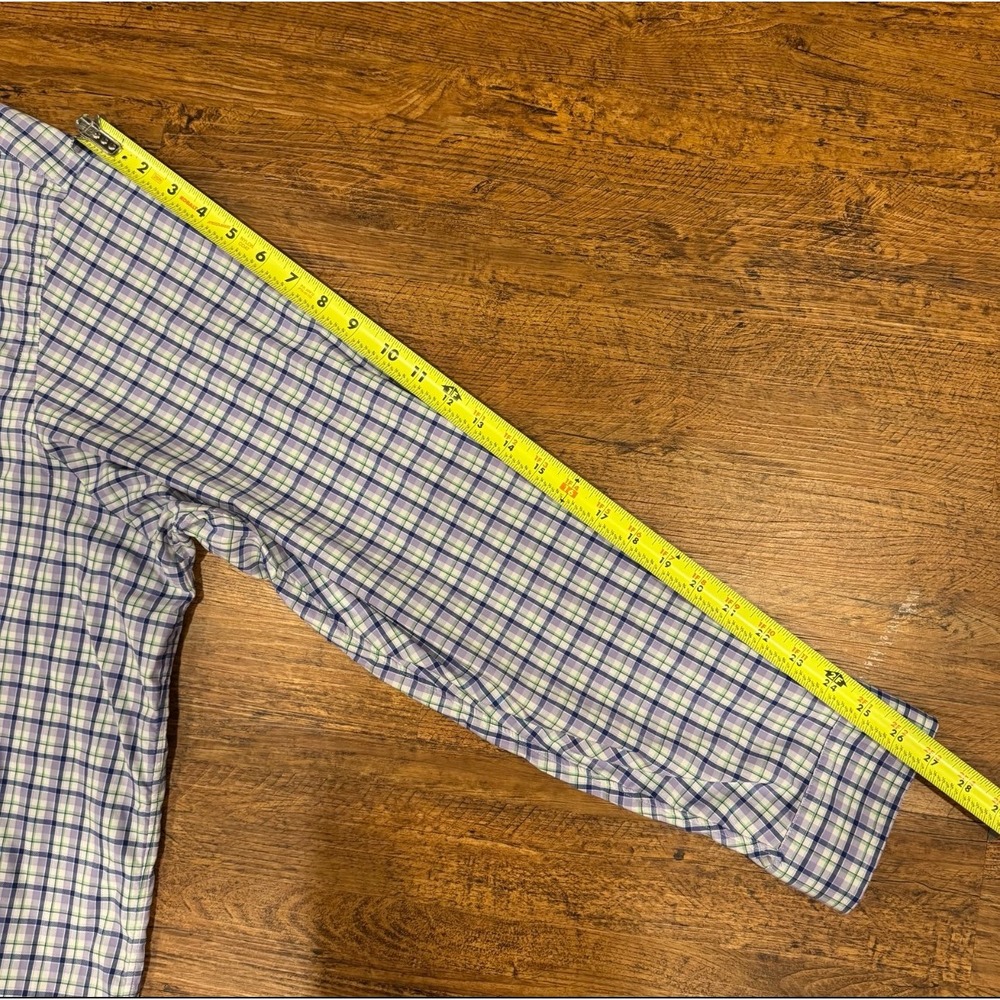 Polo Ralph Lauren Purple Check Performance Long Sleeve Button Down Shirt Men 4XB - Picture 9 of 9